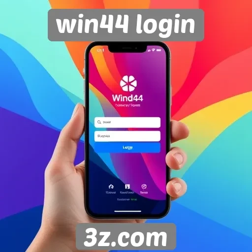 interface do win44 login otimizada para dispositivos móveis